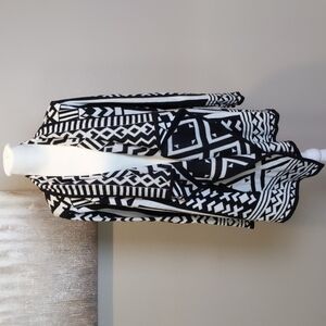 Bar III tribal drap front sweater